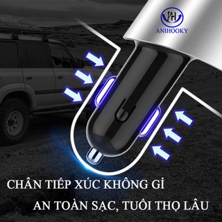 Tẩu sạc ô tô 03 cổng usb nhỏ gọn - tiện lợi - sạc nhanh|dock sạc ô tô,củ sạc ô tô Anihooky