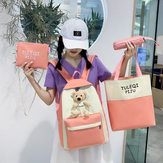 Bộ 4 Túi Hình Gấu TULEQI PIJU