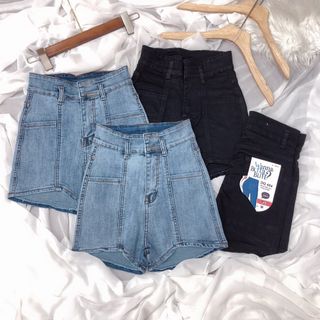 Quần short lưng siêu cao co giãn fom đẹp
