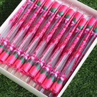 Bông hồng sáp 6k đủ màu sẵn hàng 300c x5k8