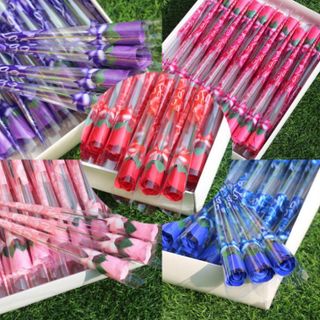 Bông hồng sáp 6k đủ màu sẵn hàng 300c x5k8