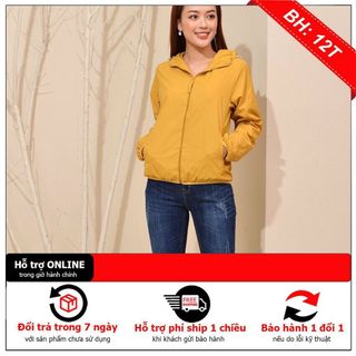 Áo khoác gió nữ 2 lớp cực Ấm kèm túi cuộn tiện dụng chống gió nước bụi [Trẻ Trung-Khỏe Khoắn-Tôn Dáng]