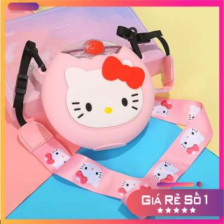 Bình nước hình hello kity- binh nước hình heo pigpa- bình nước hình doremon - bình nước bánh donut