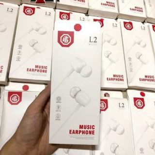 Tai nghe WK giắc tròn 3.5mm L2 có mút chống ồn