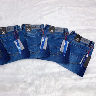 QUẦN SHORT JEAN NAM MÀU XANH HỌA TIẾT RÁCH VALUE LARGE CAO CẤP giá sỉ