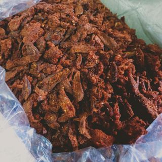 Khô Bò Vụn giòn to nhỏ lộn xộn