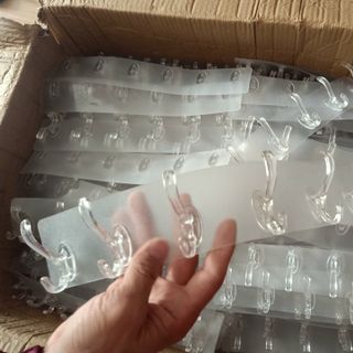 MÓC DÁN NGUYÊN KHỐI 6 MÓC TRONG SUỐT