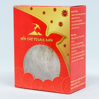 Tổ Yến Sào Tinh Chế (8g/Hộp) (Tổ Yến làm sạch/Tổ Yến Sạch chế biến từ Tổ Yến Thô /Tổ Yến còn lông) Yến Sào Trung Nam
