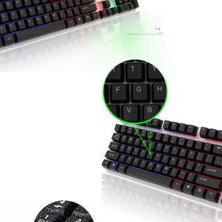 COMBO PHÍM CHUỘT GIẢ CƠ BOSTON 8310