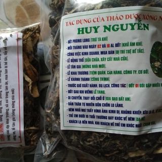 thảo dược lá cây Thảo mộc xông nhà phong thủy Huy Nguyễn Thảo mộc tự nhiên, không hóa chất