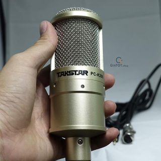 Micro livestream Takstar PC- K200 dùng thu âm và hát karaoke online