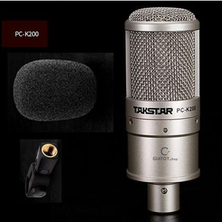 Micro livestream Takstar PC- K200 dùng thu âm và hát karaoke online