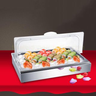 Khay đựng thức ăn buffet inox nhựa giá rẻ tại TPHCM giá sỉ