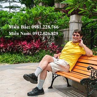 Ghế công viên gang đúc
