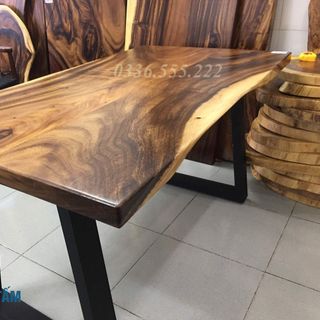 bàn gỗ me tây dài 1,45m