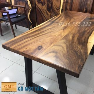 bàn gỗ me tây dài 1,45m