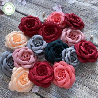 TRÂM CÀI ÁO HOA CÀI ÁO LỚN CÓ KIM GÀI HÌNH HOA HỒNG 10CM