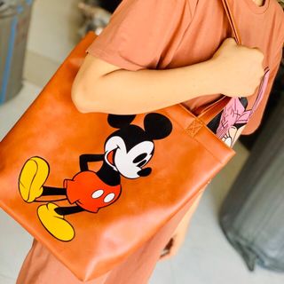 Túi Tote Da Mickey