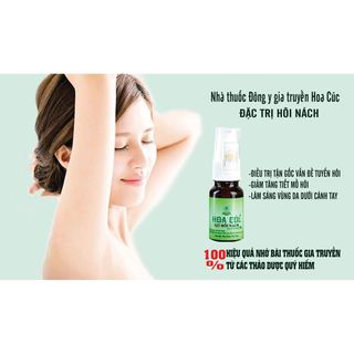 Xịt Triệt Hôi Nách Hoa Cúc - Ngăn Tiết Mồ Hôi - Giảm Thâm