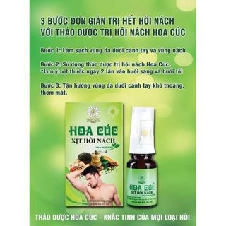 Xịt Triệt Hôi Nách Hoa Cúc - Ngăn Tiết Mồ Hôi - Giảm Thâm