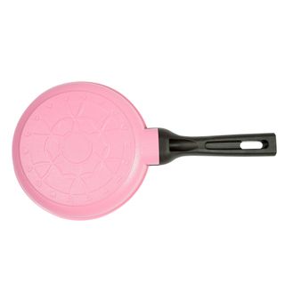 Chảo Ceramic Hoa Cúc Họa Mi Happy Home Pro màu hồng - size 20 - Đáy Từ
