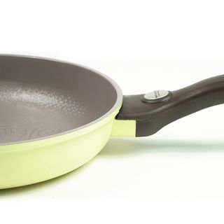 Chảo Ceramic Hoa Cúc Họa Mi Happy Home Pro màu vàng - size 24 - Đáy Từ