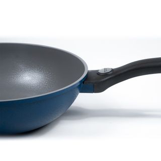 Chảo Xào Ceramic Hoa Cúc Họa Mi Happy Home Pro màu xanh navy - size 28 - Đáy Từ