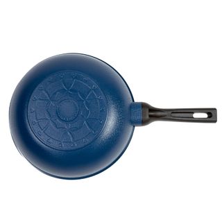 Chảo Xào Ceramic Hoa Cúc Họa Mi Happy Home Pro màu xanh navy - size 28 - Đáy Từ