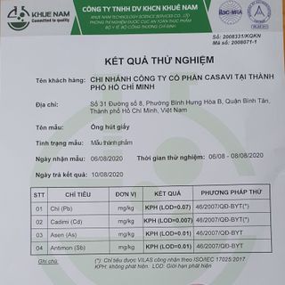 Ống hút giấy Casavi 6ly