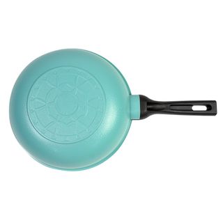 Chảo Xào Ceramic Hoa Cúc Họa Mi Happy Home Pro màu xanh pastel - size 26 - Đáy Từ