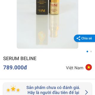 Serum Beline dưỡng da chống lão hoá
