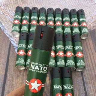 BÌNH XỊT HƠI CAY NATO CHAI 110ML