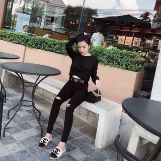 Quần Kaki rách gối Size M,L,XL