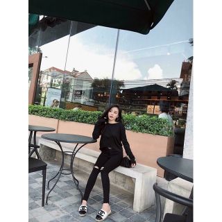 Quần Kaki rách gối Size M,L,XL