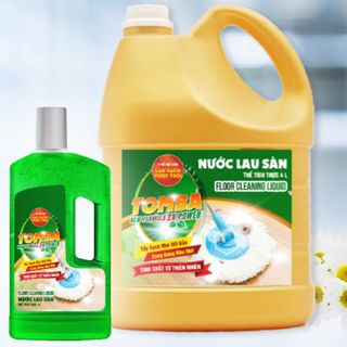 Nước lau sàn Tomba hương hoa tổng hợp (4L) giá sỉ