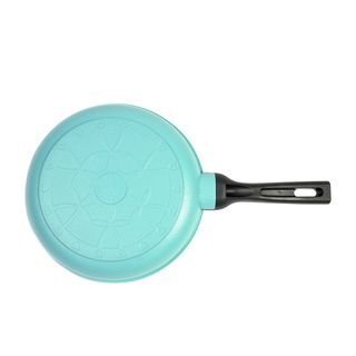Chảo Ceramic Hoa Cúc Họa Mi Happy Home Pro màu xanh pastel - size 26 - Đáy Từ