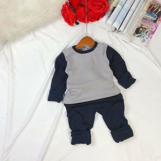 Bộ Cotton Zip cho bé