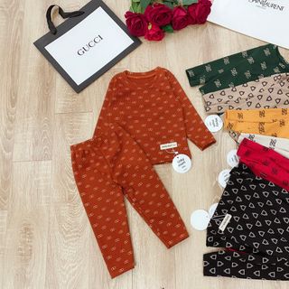 Bộ thun tăm giữ nhiệt Minky cho bé