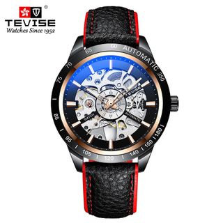 Đồng hồ cơ Tevice dây da mẫu mới