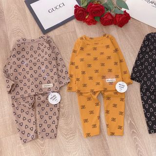 Bộ thun tăm giữ nhiệt Minky cho bé