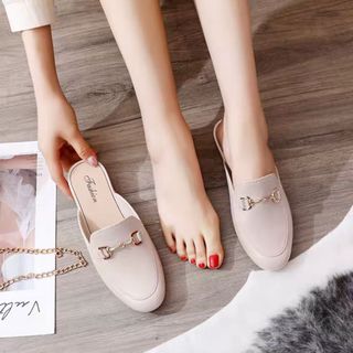Giày Sục nhựa giả da đi mưa