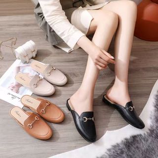 Giày Sục nhựa giả da đi mưa
