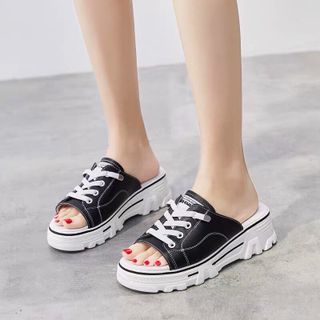 Dép nữ quai ngang cột dây