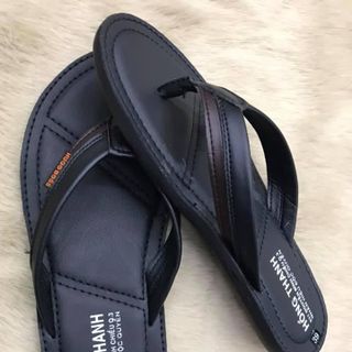 Dép kẹp nam da thật