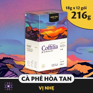 Cà phê hòa tan 3in1 sạch nguyên bản Coffilia (hộp 12 gói) giá sỉ