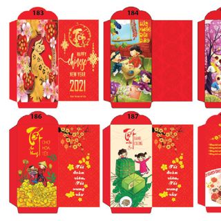 Lì xì Tết 2021 kèm túi kính