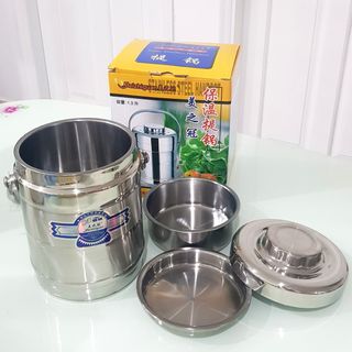 Cặp lồng Cơm inox Meziguan 3 Ngăn Giữ Nhiệt Tối Ưu