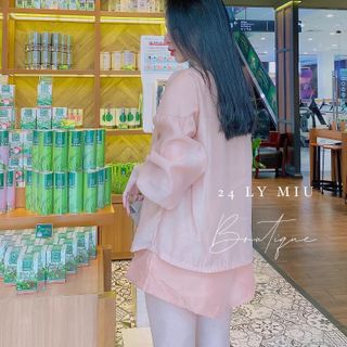 Set Hồng BBD nút bọc