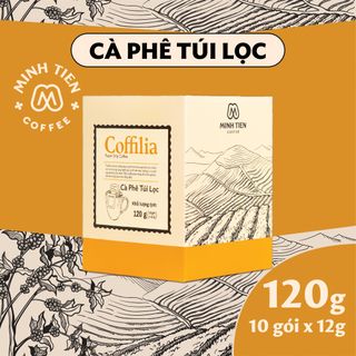 Cà phê túi lọc Coffila 120g (10 gói x12g)