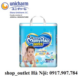 Tã quần Mamypoko M17 miếng 7-12kg